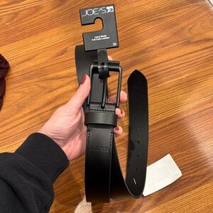 Joe's Jeans Classic Black Leather Belt